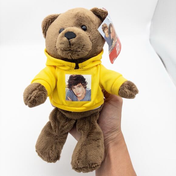 NEW One Direction Liam Payne 1D I-Star Teddy Bear Yellow Hoodie Plush 2012 - Picture 7 of 10